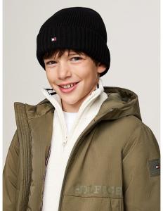 ბავშვის ქუდი TOMMY HILFIGER - SMALL FLAG BEANIE