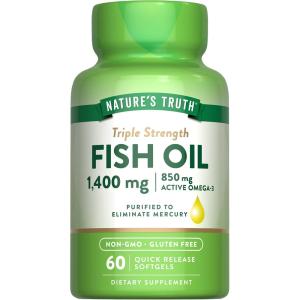 Nature&#039;s Truth - Fish Oil 1400mg triple strength