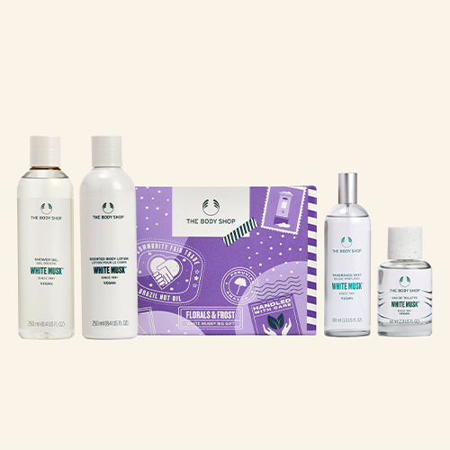 ბოდი შოპი - სასაჩუქრე ნაკრები XM22 G4 დელუქსი თეთრი მუშკი