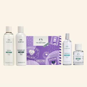 ბოდი შოპი - სასაჩუქრე ნაკრები XM22 G4 დელუქსი თეთრი მუშკი