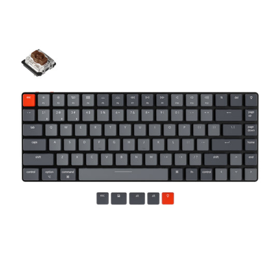 Keychron K3  84 Key Low Profile  Gateron   White LED Brown