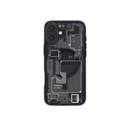 Spigen Zero One Ultra Hybrid MagFit Case For Apple Iphone 16 ACS08208 Black