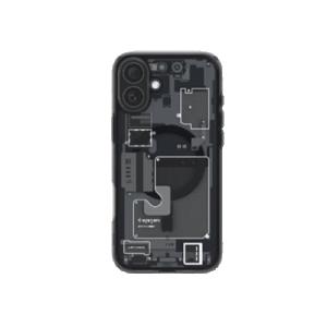 Spigen Zero One Ultra Hybrid MagFit Case For Apple Iphone 16 ACS08208 Black