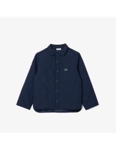 ბავშვის ქურთუკი Lacoste - Quilted Plaid Overshirt