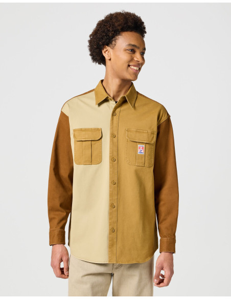 პერანგი Wrangler - CASEY COLORBLOCK SHIRT