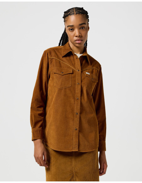 პერანგი Wrangler - WESTERN CORD SHIRT