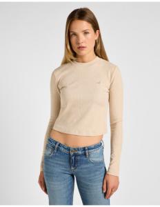 მაისურები Lee - LS CROPPED RIB TEE