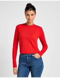 მაისურები Lee - LS CROPPED RIB TEE