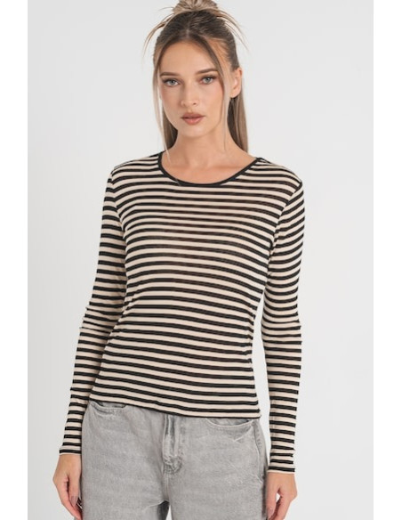 მაისურები ONLY - ONLPALOMA L/S TOP NOOS WVN