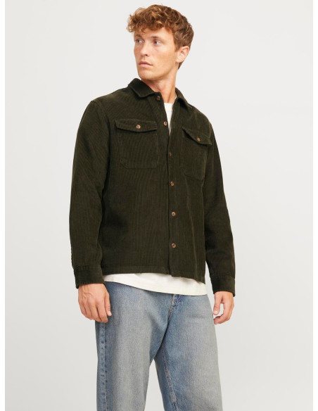 პერანგი Jack&Jones - JJEEDDIE CORDUROY OVERSHIRT LS SN