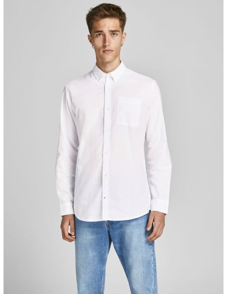 პერანგი Jack & Jones - JJEOXFORD SHIRT L/S S21 NOOS