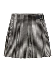 ქვედაბოლო ONLY - ONLCATH PLISSE CHECK SKIRT XT WVN