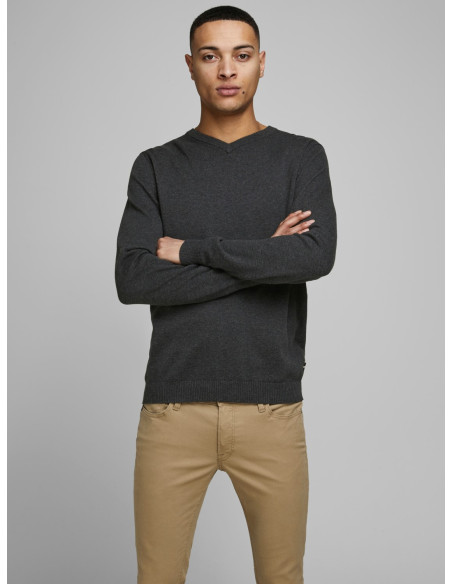 კაცის სვიტერი Jack & Jones -  JJEBASIC KNIT V-NECK NOOS