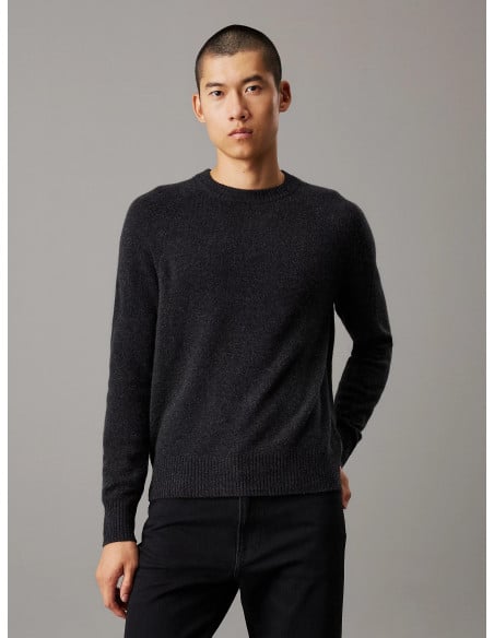 კაცის სვიტერი CALVIN KLEIN - LUXURY WOOL CN SWEATER