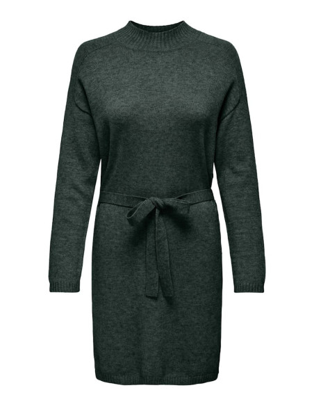 კაბა ONLY - ONLLEVA LS BELT DRESS EX KNT
