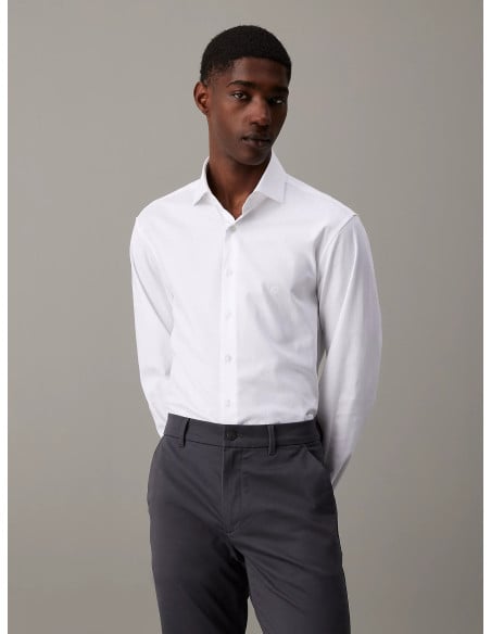 პერანგი CALVIN KLEIN - TWILL EASY CARE REGULAR SHIRT