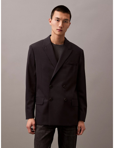 პიჯაკი CALVIN KLEIN STUDIO - LS WOOL DOUBLE BREASTED BLAZER