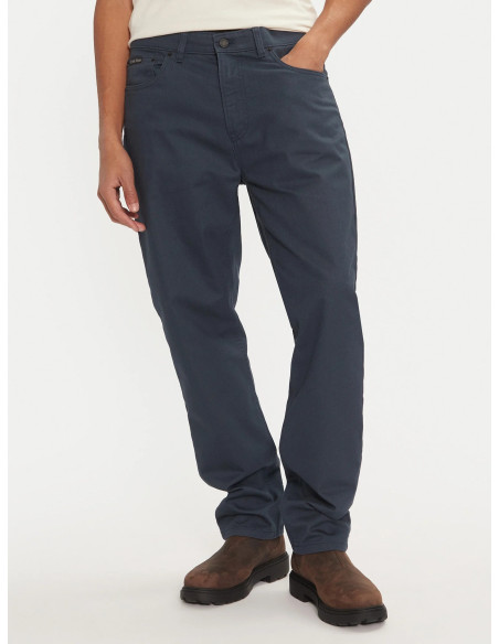 შარვალი CALVIN KLEIN - STRAIGHT COTTON TWILL PANT