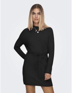 კაბა ONLY - ONLLEVA LS BELT DRESS EX KNT