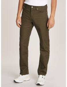 შარვალი CALVIN KLEIN - STRAIGHT COTTON TWILL PANT