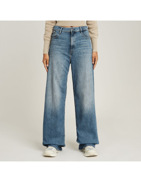 ქალის ჯინსი G-Star Raw - Deck 2.0 High Loose Wmn