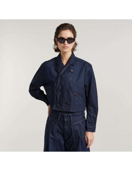 ქურთუკი G-Star Raw - Cropped Peacoat jacket wmn