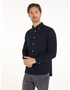 პერანგი Tommy Hilfiger - WCC HERRINGBONE SOLID RF SHIRT