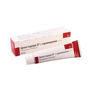 Celestoderm V - ცელესტოდერმი V 0.1% გარამიცინით 30გ მალამო
