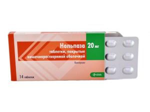 Nolpaza - ნოლპაზა 20მგ 14 ტაბლეტი