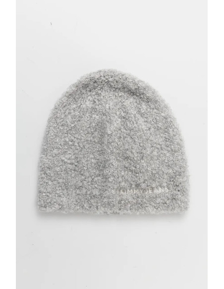 ქალის ქუდი Tommy Jeans - TJW LINEAR LOGO TEDDY BEANIE