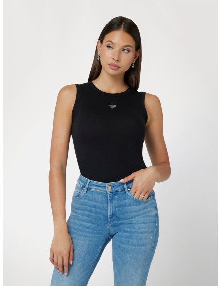 მაისურები GUESS - SL MICHELA EMBELLISHMENT TOP