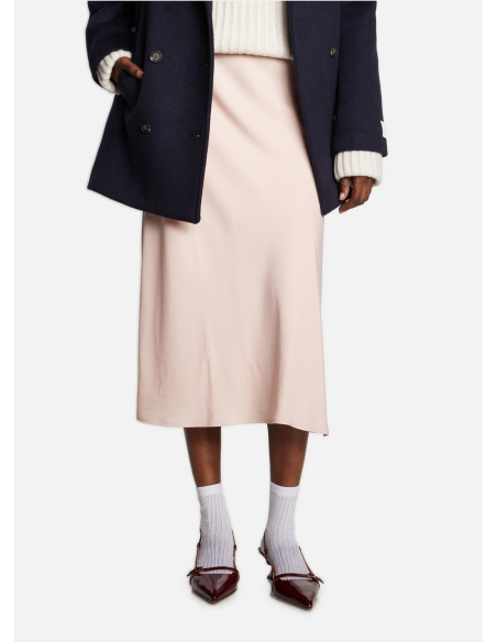 ქვედაბოლო CALVIN KLEIN - RECYCLED CDC BIAS CUT MIDI SKIRT