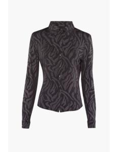 პერანგი GUESS - LS ALIZEE ANIMALIER SHIRT