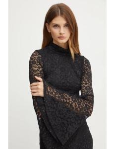 პერანგი GUESS - LS MOCK NK DOMINIQUE TOP