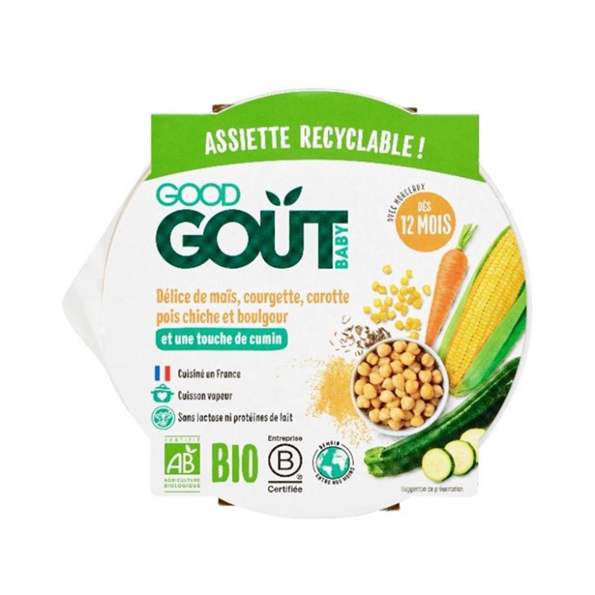 სიმინდის ყაბაყისა და სტაფილოს პიურე 220 გ 4603 გუდ გოუტი - Good Gout