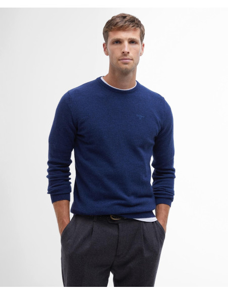 კაცის სვიტერი Barbour - barbour essential lambswool crew neck sweater