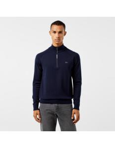 კაცის სვიტერი Lacoste - Lacoste Men's Regular Fit Half Zipper Sweater