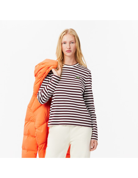 მაისურები Lacoste - Women's Striped Jersey Cotton T-shirt