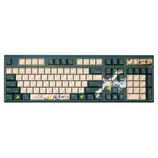 Varmilo keyboard Lure VBM108 Crane EC V2 Rose GreenWhite