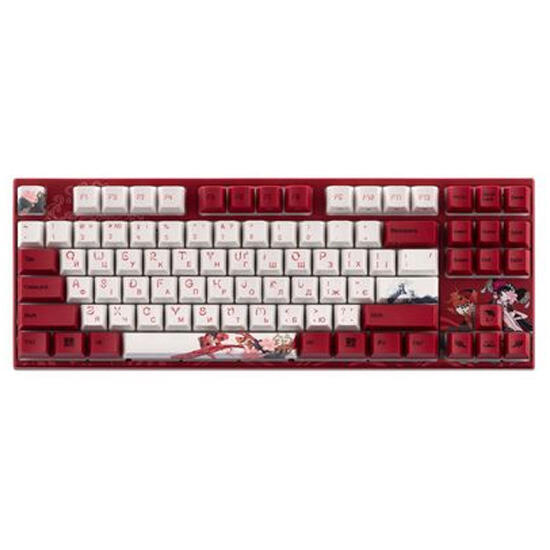 Varmilo keyboard VEM87 Koi EC V2 Sakura RedWhite