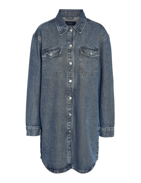 კაბა Noisy May - NMALVA L/S DENIM DRESS AZ351MB NOOS FWD