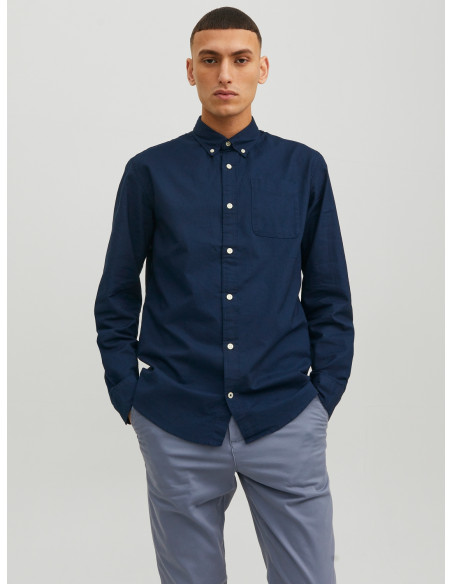 პერანგი Jack & Jones - JJEOXFORD SHIRT LS NOOS