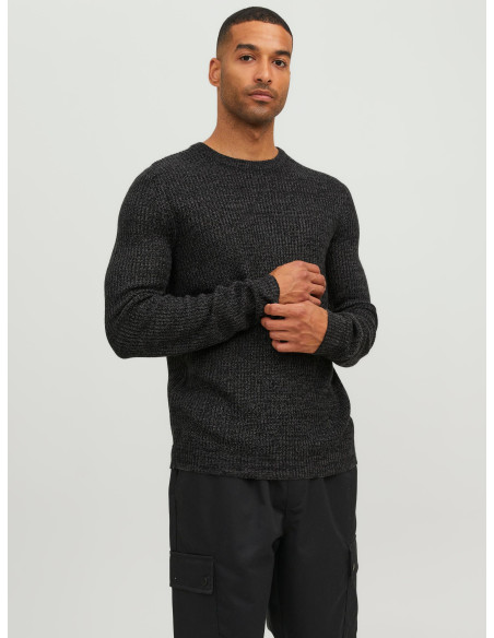 კაცის სვიტერი Jack & Jones - JCOTWIST STRIPED KNIT CREW NECK