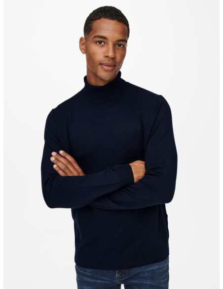 კაცის სვიტერი ONLY & SONS - ONSWYLER LIFE ROLL NECK KNIT NOOS