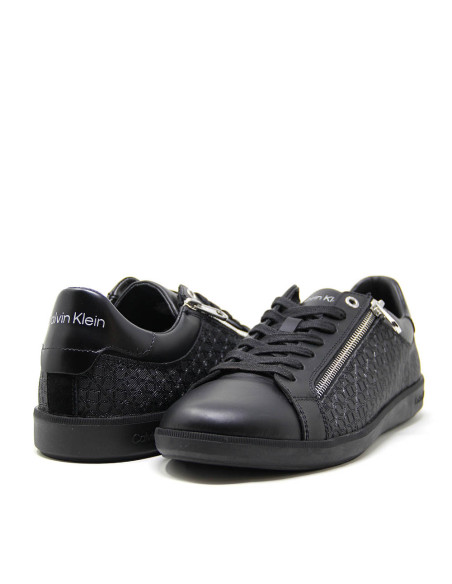 კედები CALVIN KLEIN - LOW TOP LACE UP MONO/BLACK PLUS