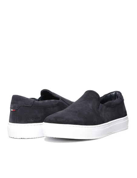 კედები Tommy Hilfiger - PREMIUM CUPSOLE SUEDE SLIP ON