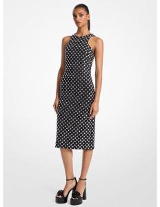 კაბა MICHAEL MICHAEL KORS - NAILHEAD DOT TANK MIDIDRS