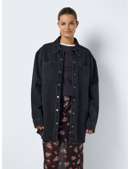 პერანგი Noisy May - NMALVA L/S DENIM SHACKET AZ387BL FW NOOS