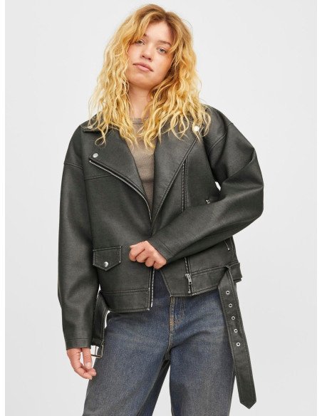 ქურთუკი JJXX - JXFRIDA WASHED PU BIKER JKT OTW LN