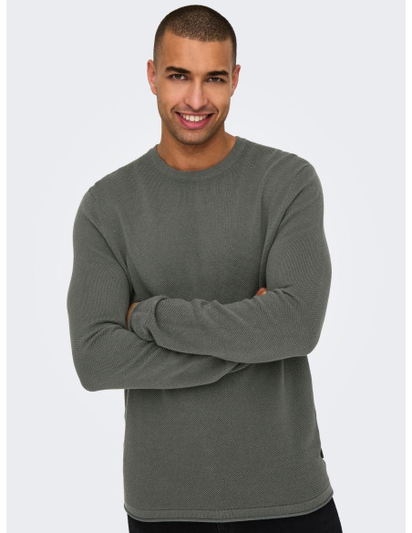 კაცის სვიტერი ONLY & SONS - ONSFELIX REG 12 CREW KNIT NOOS